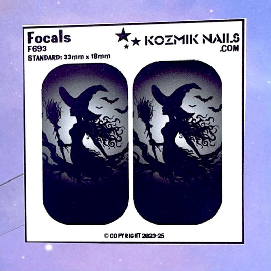 F693 Witch with Broom