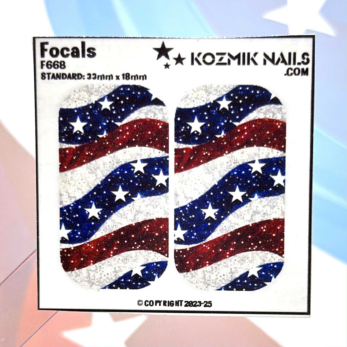 F668 Stars and Stripes Sparkle