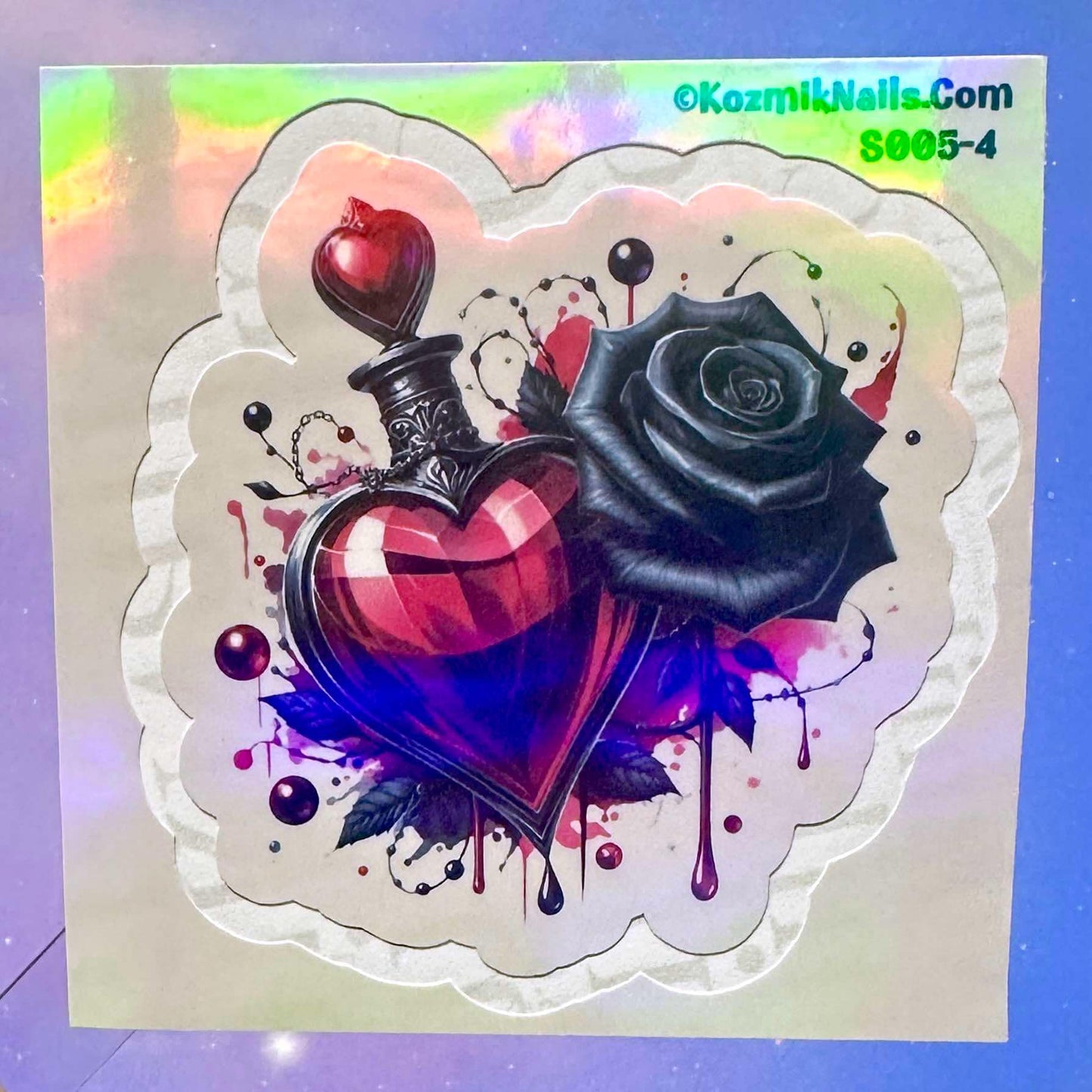 S005 Dark Love Decorative Stickers