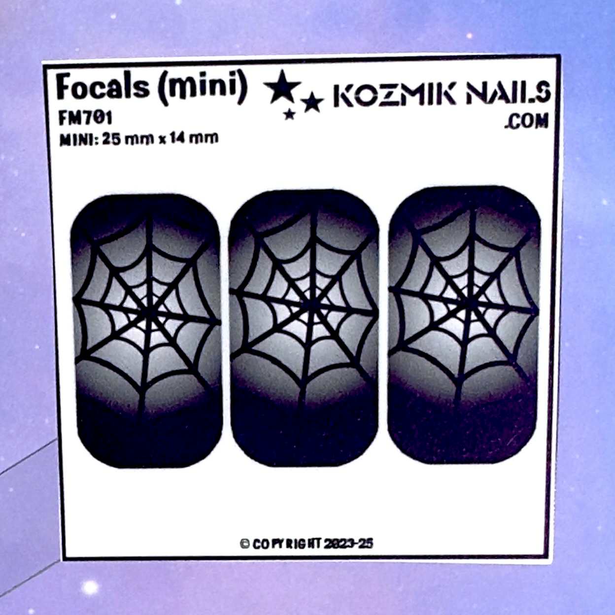 F701 Spider Web Silhouette