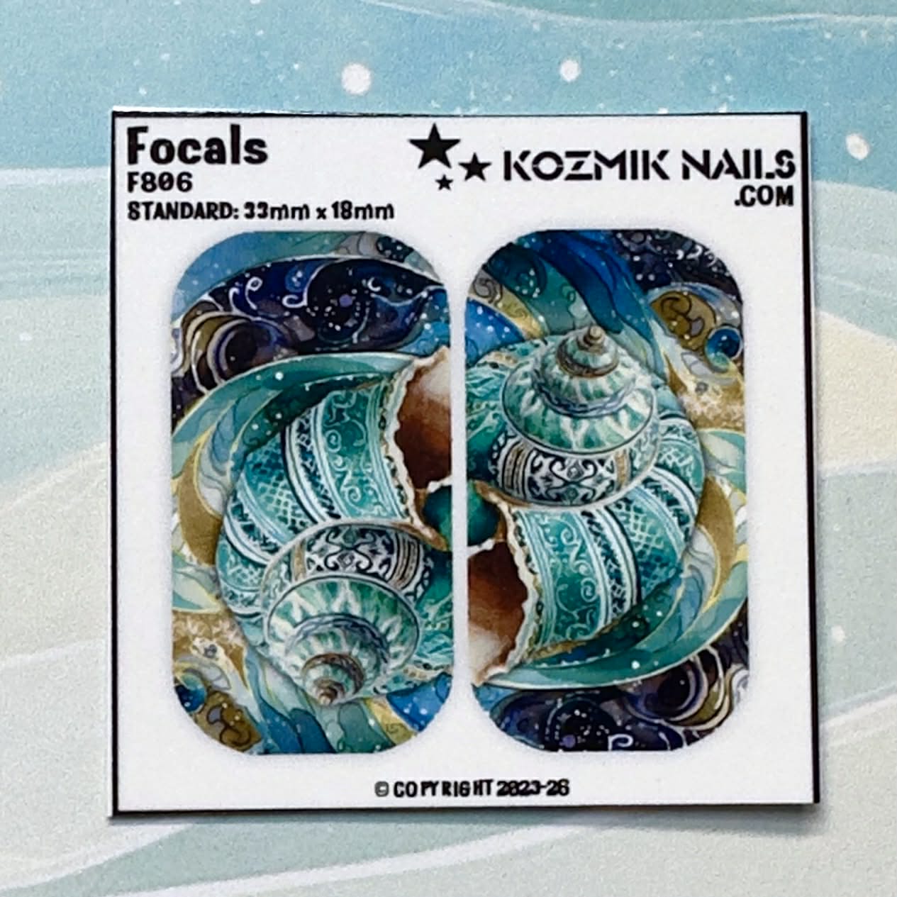 F806 Decorated Sea Shell