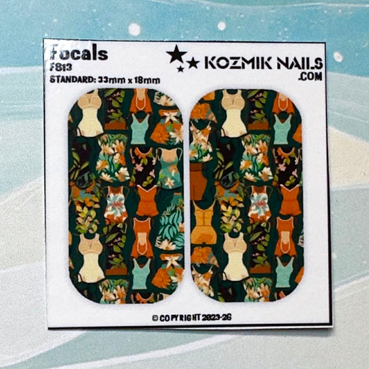 F813 Vintage Swimwear