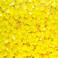 Strass de gelée jaune de 3 mm