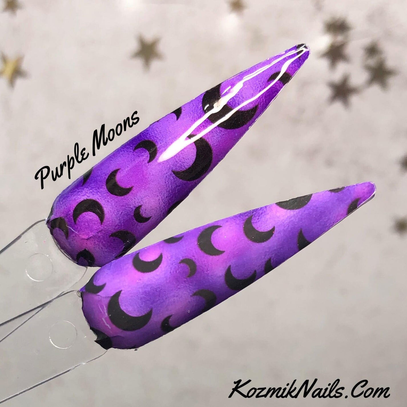 Purple Moons Kozmik Nails