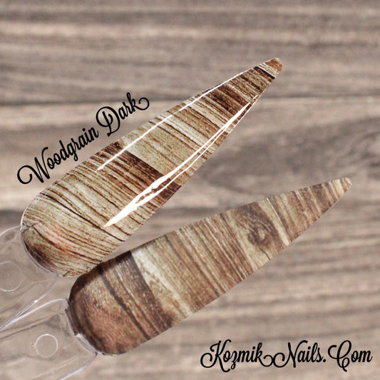 Grain de bois foncé