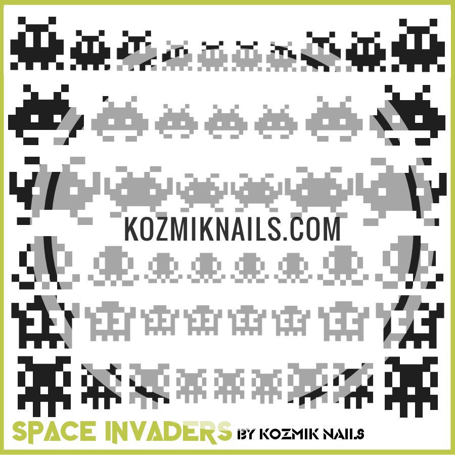 Space Invaders Decals